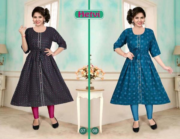 Moksha Hetvi Regular Wear Rayon Designer Kurti Collection